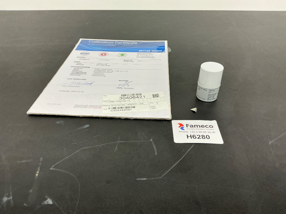 Image of METTLER TOLEDO Nominal value OIML 100 mg